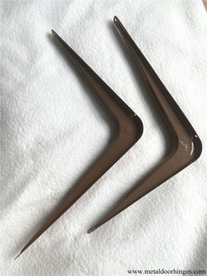 Produttore Wholesale metallo d'acciaio L montaggio di angolo - sostegno di Brown di 90 gradi dell'angolo del sostegno