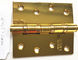 Colore d'ottone Shinning di porta della testa piatta luce con cuscinetto a sfera delle cerniere dell'alta per la porta di legno pesante